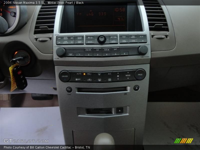 Winter Frost Pearl / Black 2006 Nissan Maxima 3.5 SL