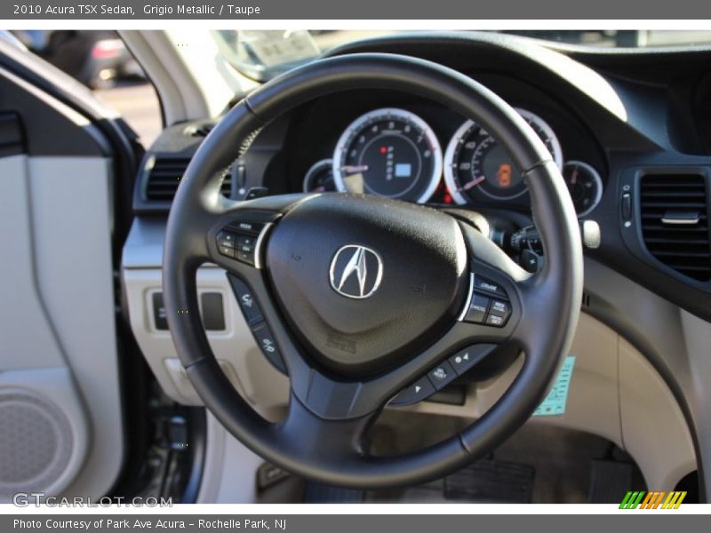 Grigio Metallic / Taupe 2010 Acura TSX Sedan