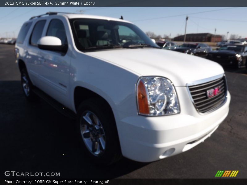 Summit White / Ebony 2013 GMC Yukon SLT 4x4