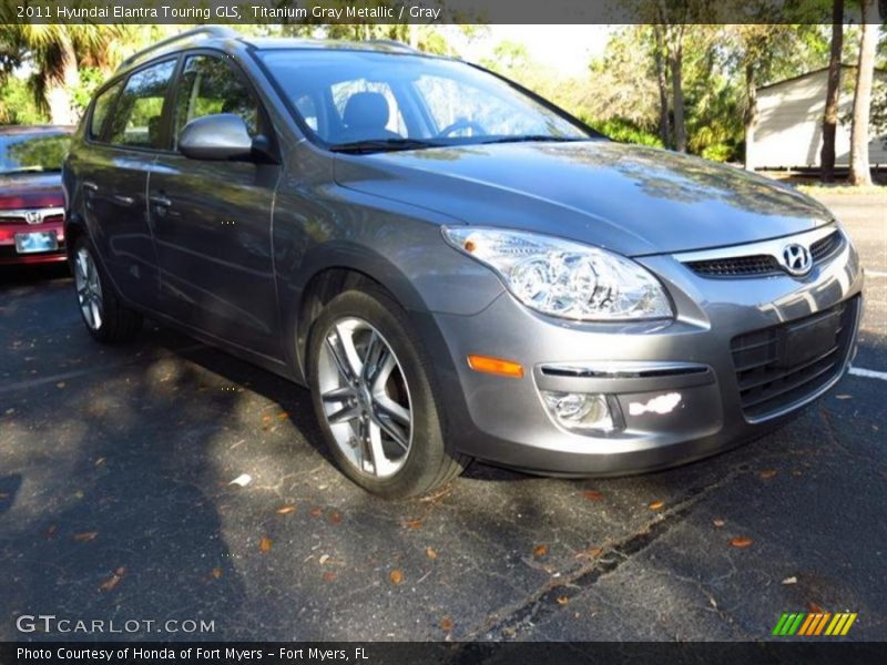 Titanium Gray Metallic / Gray 2011 Hyundai Elantra Touring GLS