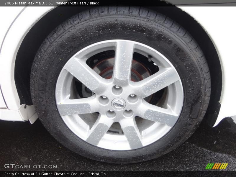 Winter Frost Pearl / Black 2006 Nissan Maxima 3.5 SL