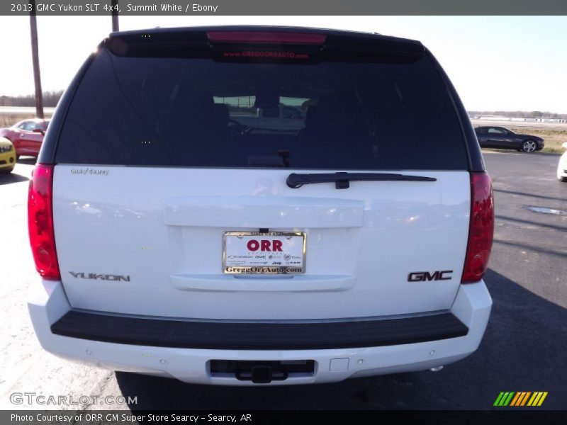 Summit White / Ebony 2013 GMC Yukon SLT 4x4