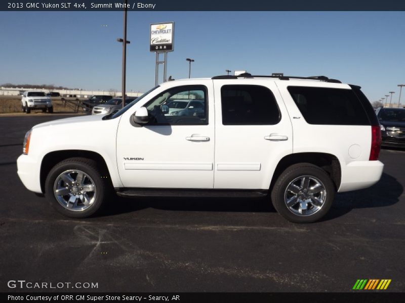 Summit White / Ebony 2013 GMC Yukon SLT 4x4