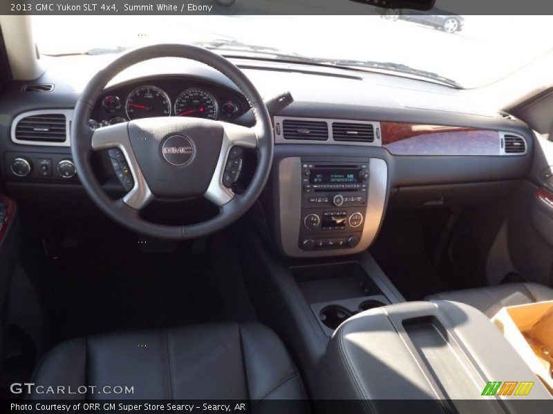 Summit White / Ebony 2013 GMC Yukon SLT 4x4