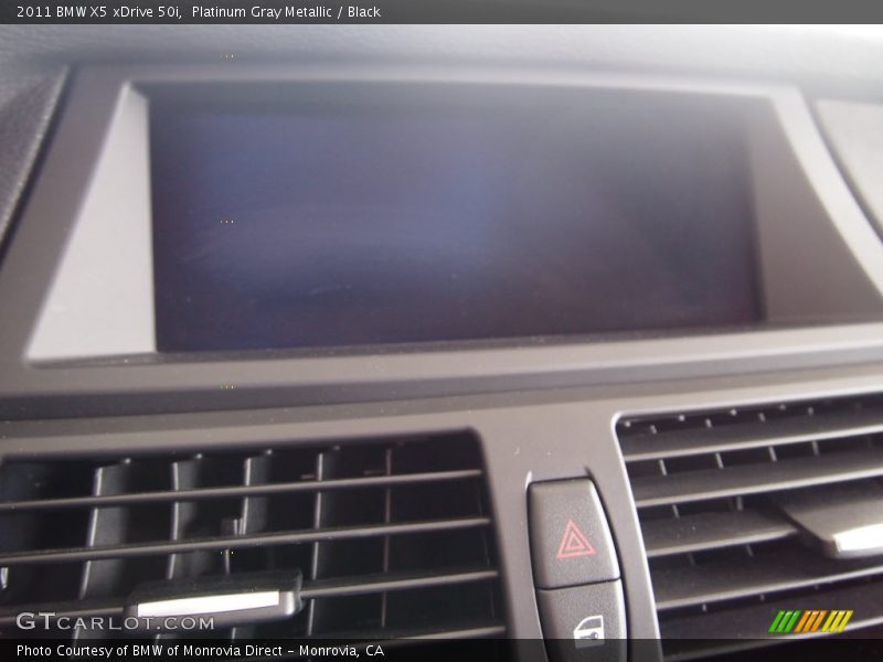Platinum Gray Metallic / Black 2011 BMW X5 xDrive 50i