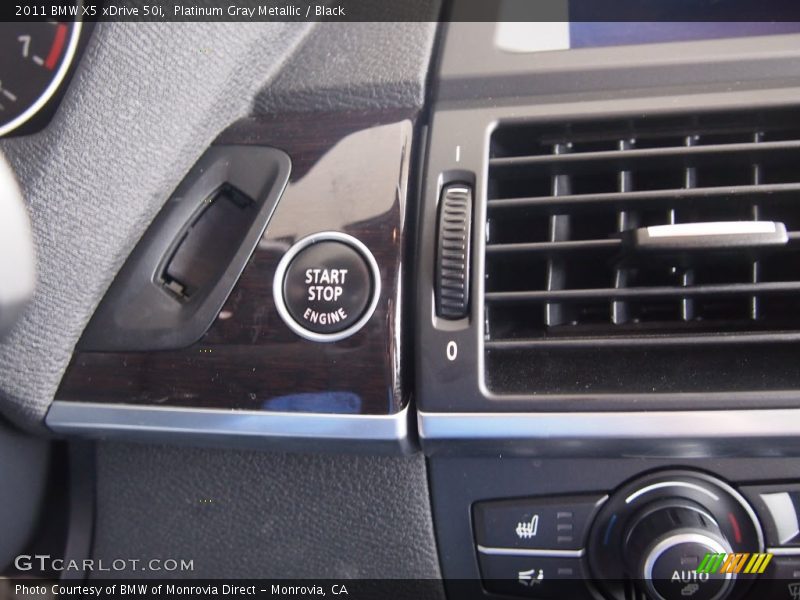 Platinum Gray Metallic / Black 2011 BMW X5 xDrive 50i