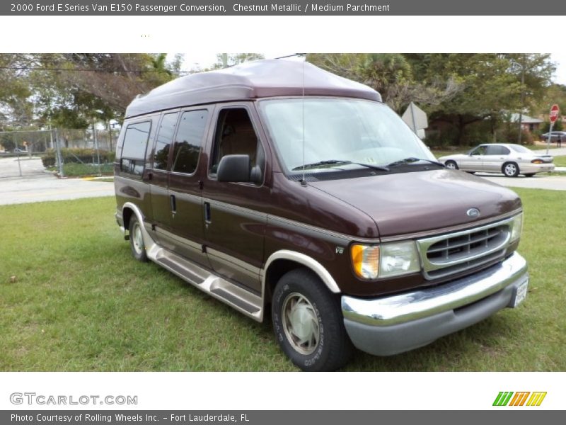 Chestnut Metallic / Medium Parchment 2000 Ford E Series Van E150 Passenger Conversion