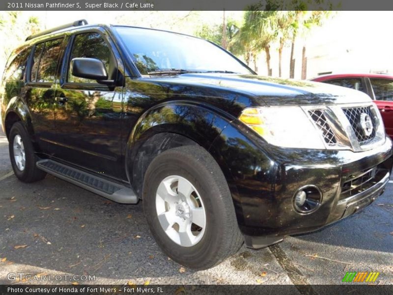 Super Black / Cafe Latte 2011 Nissan Pathfinder S