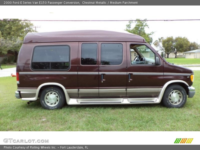  2000 E Series Van E150 Passenger Conversion Chestnut Metallic