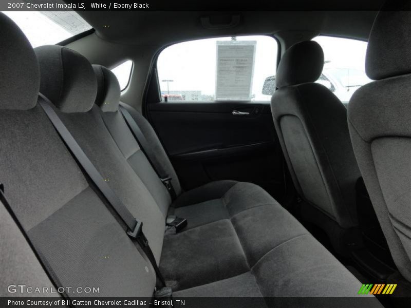 White / Ebony Black 2007 Chevrolet Impala LS