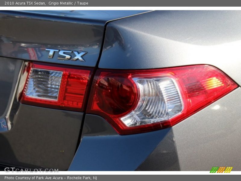 Grigio Metallic / Taupe 2010 Acura TSX Sedan