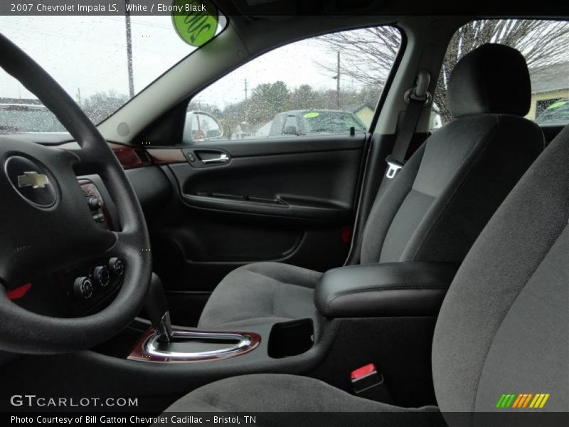 White / Ebony Black 2007 Chevrolet Impala LS