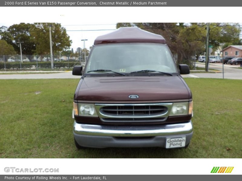 Chestnut Metallic / Medium Parchment 2000 Ford E Series Van E150 Passenger Conversion