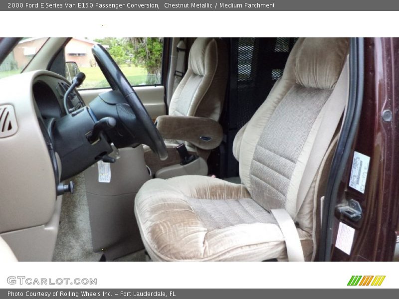 Chestnut Metallic / Medium Parchment 2000 Ford E Series Van E150 Passenger Conversion