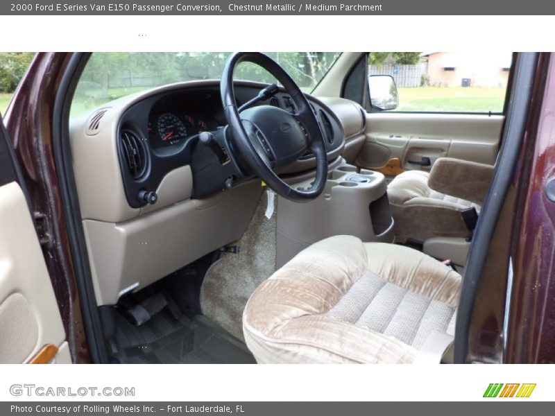 Chestnut Metallic / Medium Parchment 2000 Ford E Series Van E150 Passenger Conversion