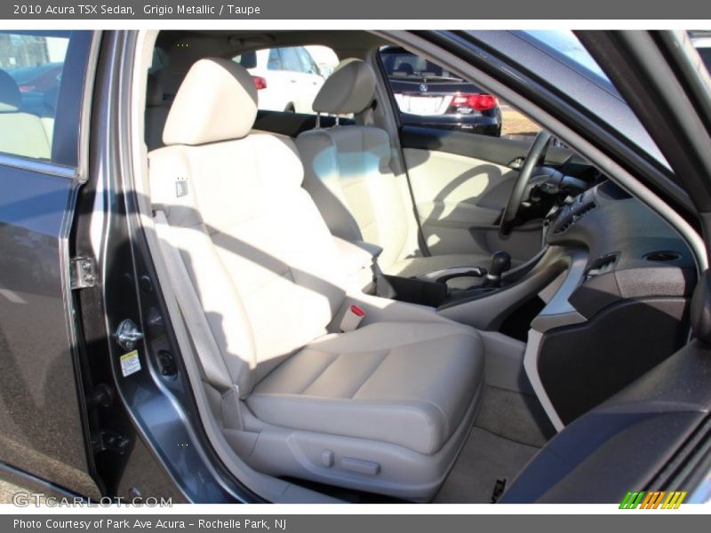 Grigio Metallic / Taupe 2010 Acura TSX Sedan
