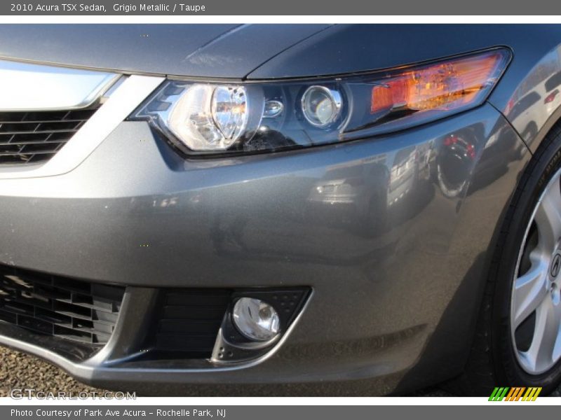 Grigio Metallic / Taupe 2010 Acura TSX Sedan