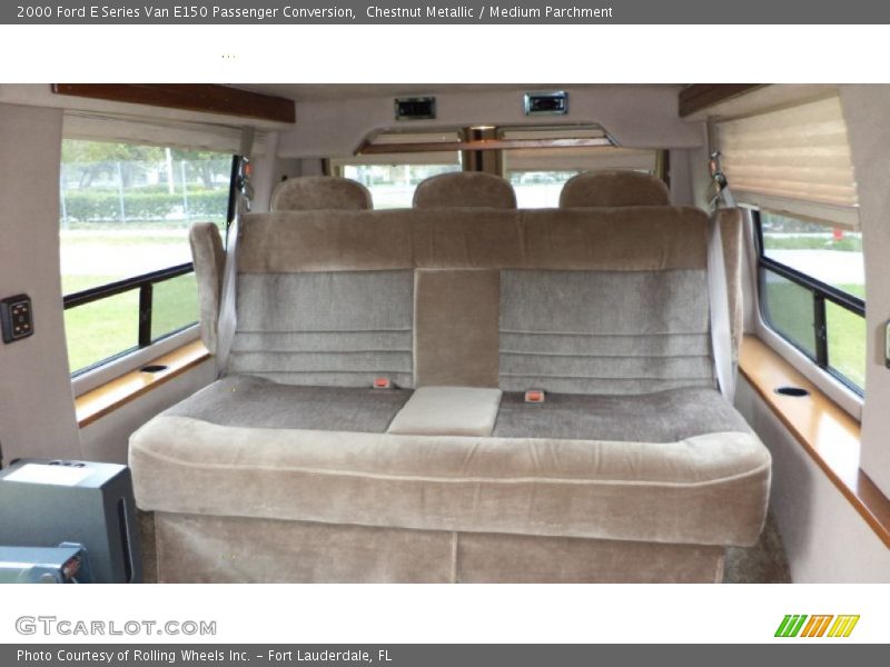 Chestnut Metallic / Medium Parchment 2000 Ford E Series Van E150 Passenger Conversion