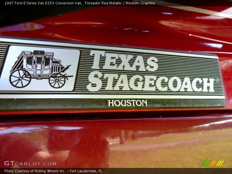 Toreador Red Metallic / Medium Graphite 1997 Ford E Series Van E150 Conversion Van