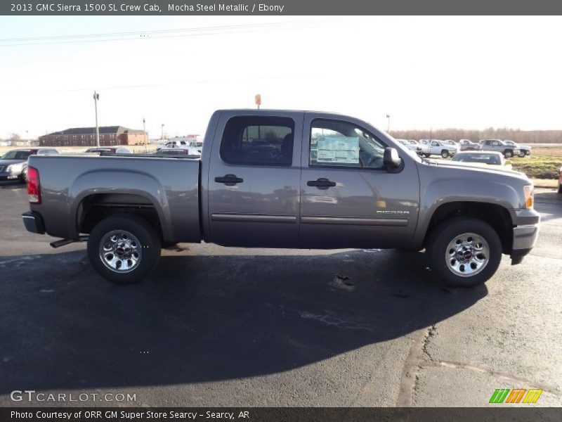 Mocha Steel Metallic / Ebony 2013 GMC Sierra 1500 SL Crew Cab