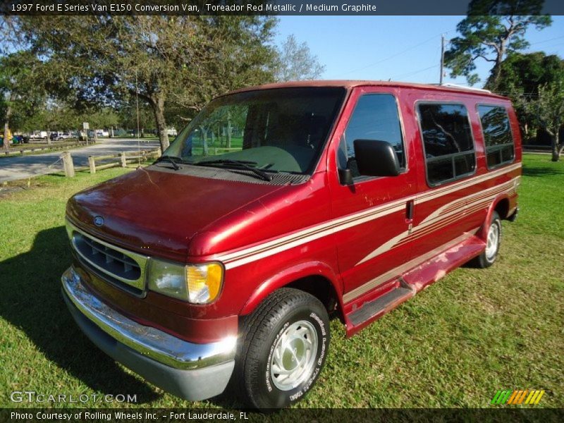Front 3/4 View of 1997 E Series Van E150 Conversion Van