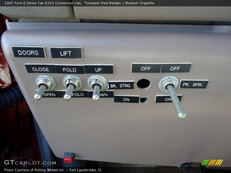 Toreador Red Metallic / Medium Graphite 1997 Ford E Series Van E150 Conversion Van