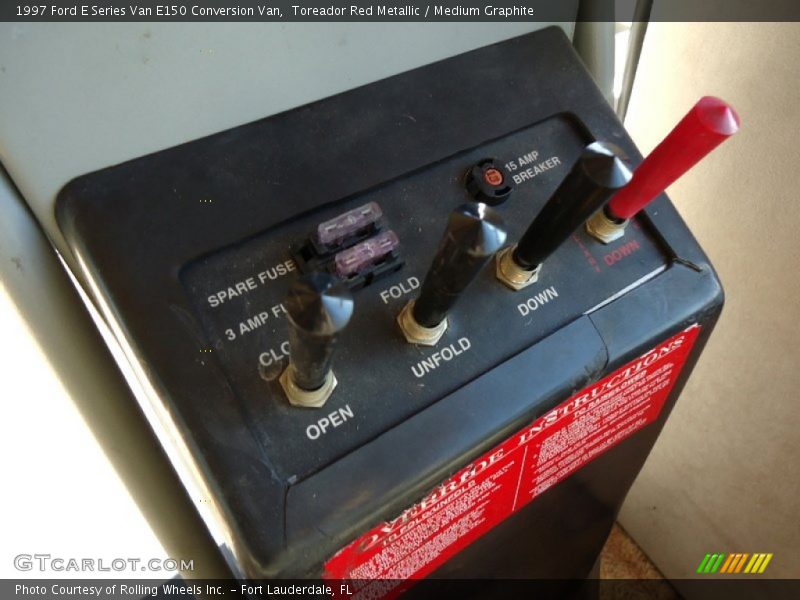 Toreador Red Metallic / Medium Graphite 1997 Ford E Series Van E150 Conversion Van