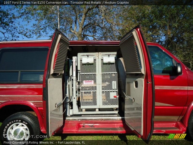 Toreador Red Metallic / Medium Graphite 1997 Ford E Series Van E150 Conversion Van