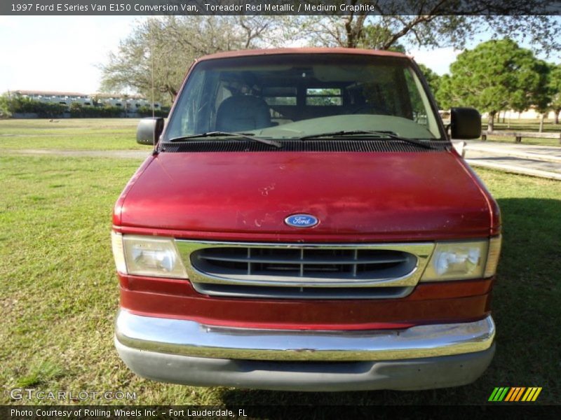 Toreador Red Metallic / Medium Graphite 1997 Ford E Series Van E150 Conversion Van