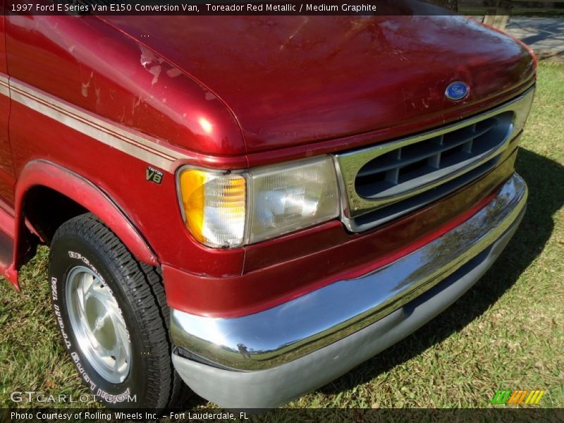 Toreador Red Metallic / Medium Graphite 1997 Ford E Series Van E150 Conversion Van