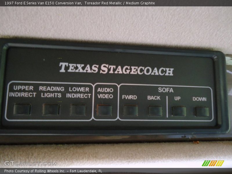 Toreador Red Metallic / Medium Graphite 1997 Ford E Series Van E150 Conversion Van