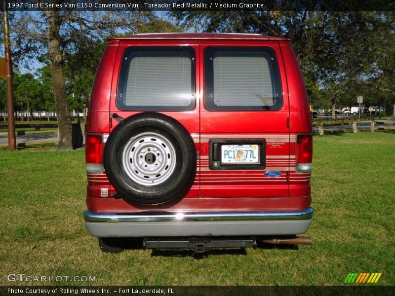 Toreador Red Metallic / Medium Graphite 1997 Ford E Series Van E150 Conversion Van