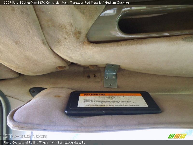 Toreador Red Metallic / Medium Graphite 1997 Ford E Series Van E150 Conversion Van