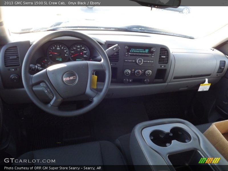 Onyx Black / Ebony 2013 GMC Sierra 1500 SL Crew Cab