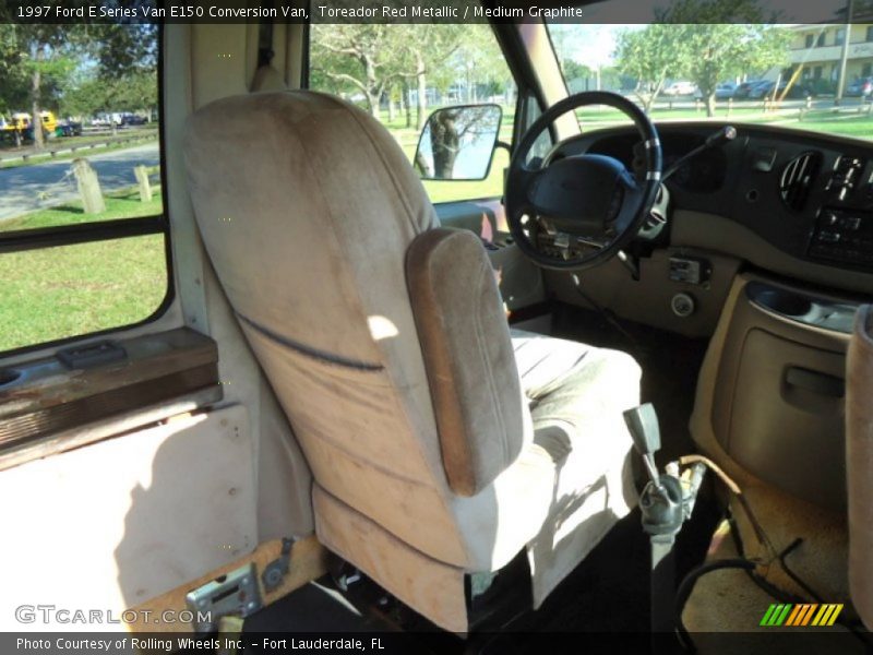 Toreador Red Metallic / Medium Graphite 1997 Ford E Series Van E150 Conversion Van
