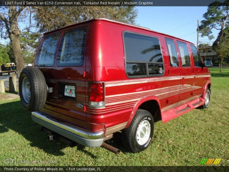 Toreador Red Metallic / Medium Graphite 1997 Ford E Series Van E150 Conversion Van