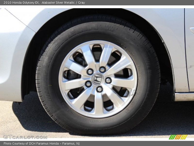 Alabaster Silver Metallic / Gray 2010 Honda Odyssey EX