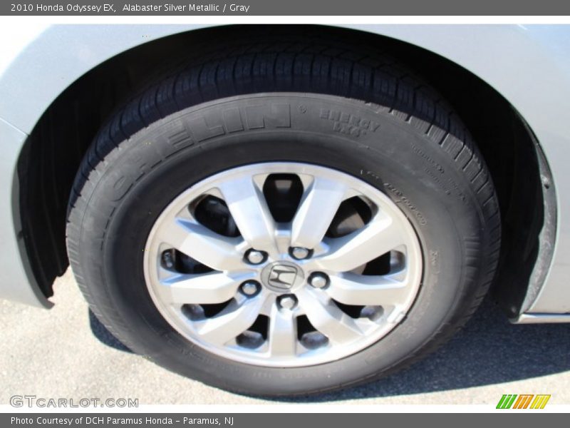 Alabaster Silver Metallic / Gray 2010 Honda Odyssey EX