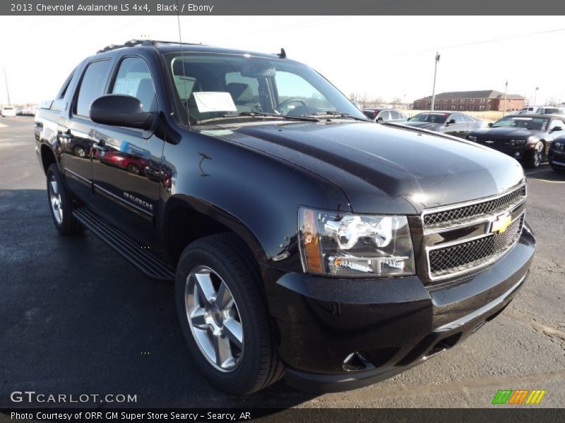 Black / Ebony 2013 Chevrolet Avalanche LS 4x4
