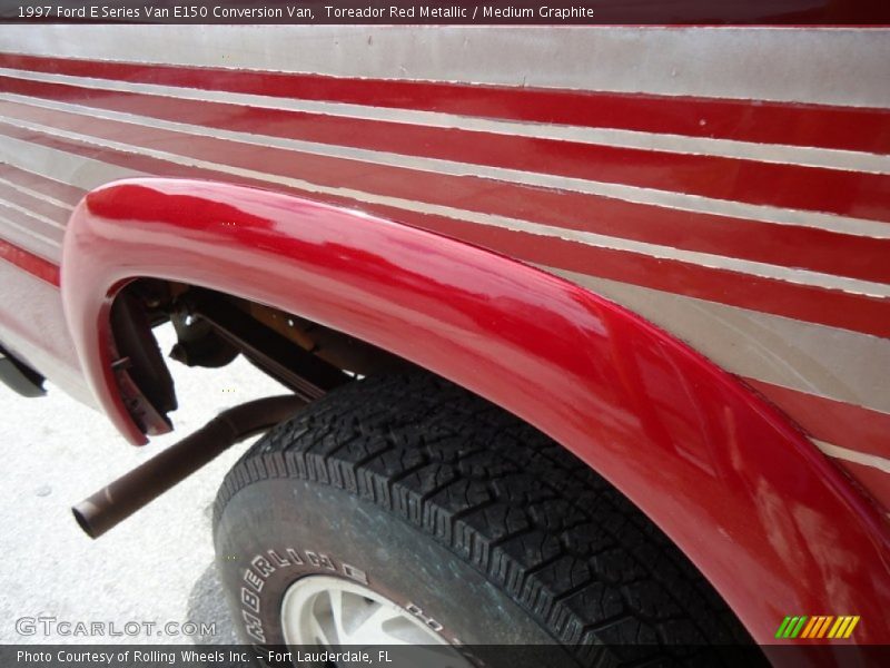 Toreador Red Metallic / Medium Graphite 1997 Ford E Series Van E150 Conversion Van