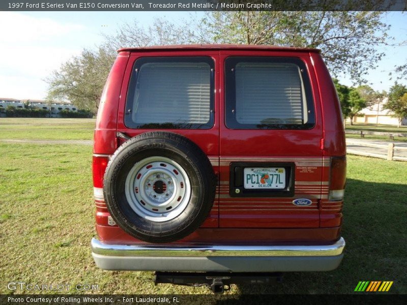 Toreador Red Metallic / Medium Graphite 1997 Ford E Series Van E150 Conversion Van