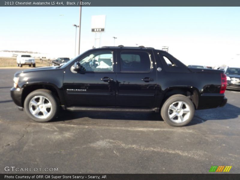 Black / Ebony 2013 Chevrolet Avalanche LS 4x4