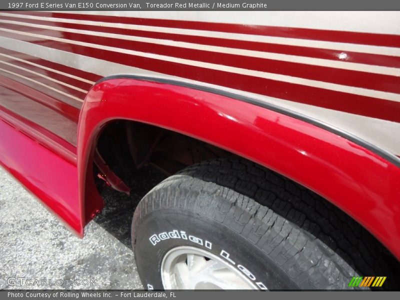 Toreador Red Metallic / Medium Graphite 1997 Ford E Series Van E150 Conversion Van