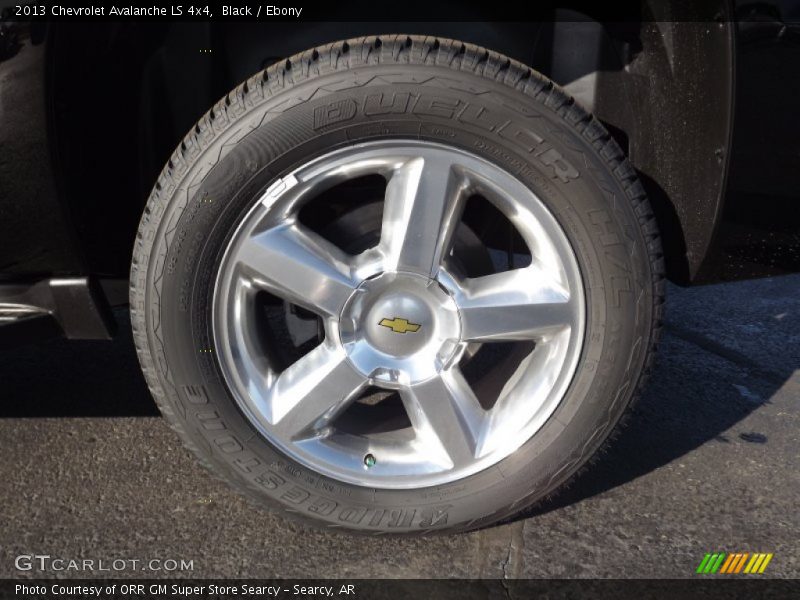 Black / Ebony 2013 Chevrolet Avalanche LS 4x4