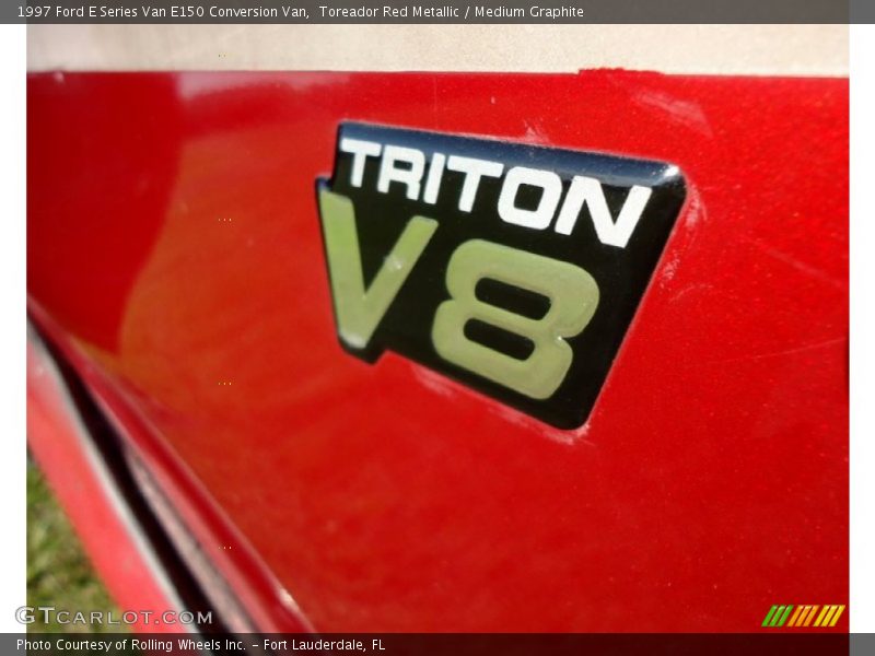 Toreador Red Metallic / Medium Graphite 1997 Ford E Series Van E150 Conversion Van