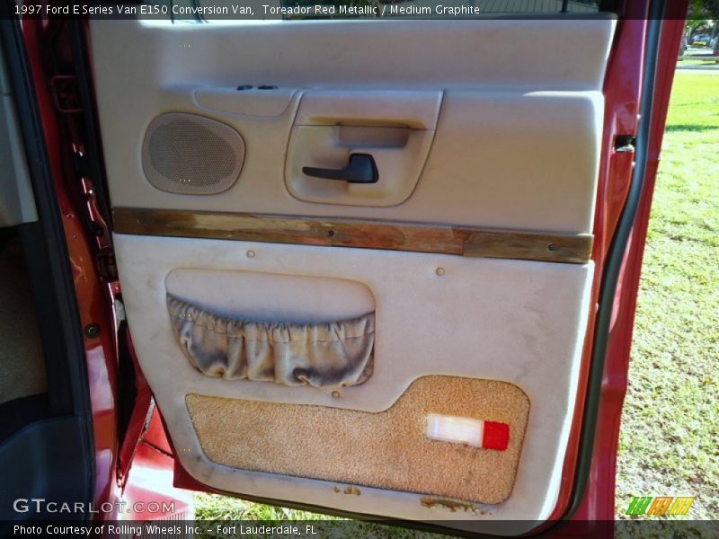 Toreador Red Metallic / Medium Graphite 1997 Ford E Series Van E150 Conversion Van