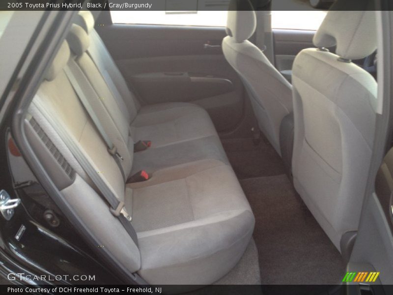 Black / Gray/Burgundy 2005 Toyota Prius Hybrid