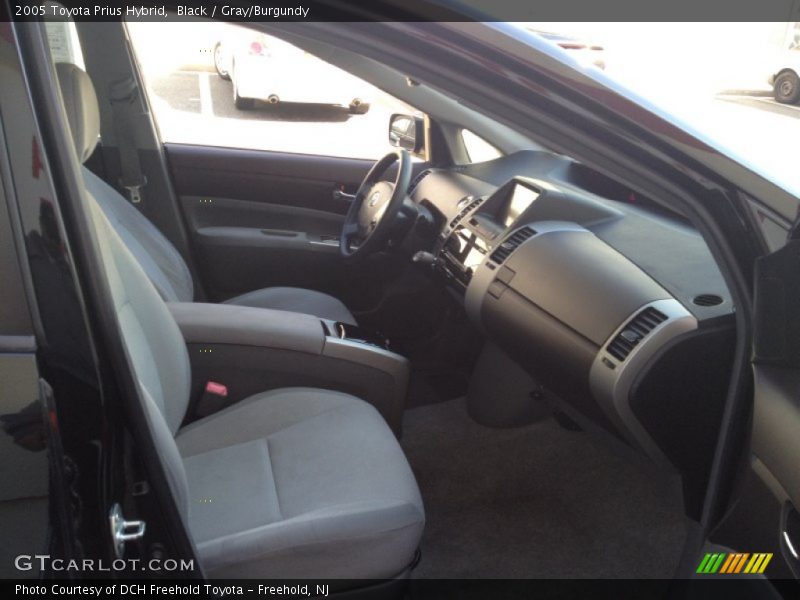 Black / Gray/Burgundy 2005 Toyota Prius Hybrid