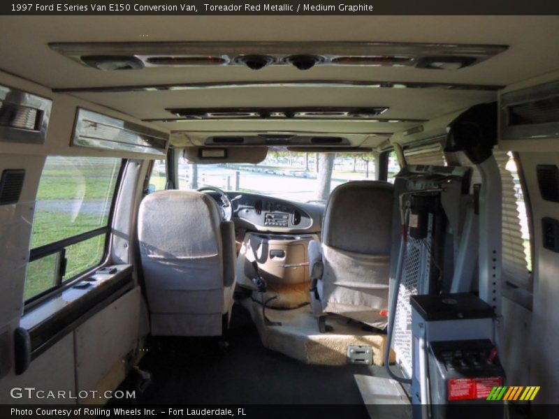 Toreador Red Metallic / Medium Graphite 1997 Ford E Series Van E150 Conversion Van