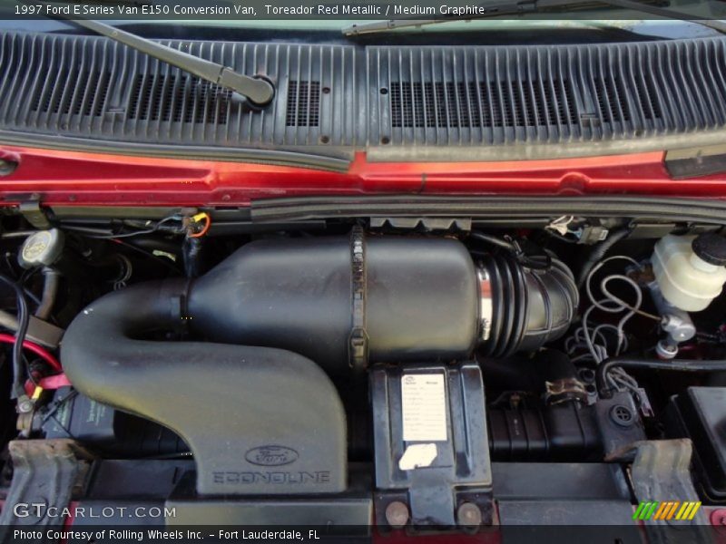 Toreador Red Metallic / Medium Graphite 1997 Ford E Series Van E150 Conversion Van